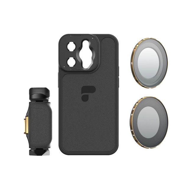 PolarPro Litechaser Pro Filmmaking Kit for iPhone 14 Pro (Black)