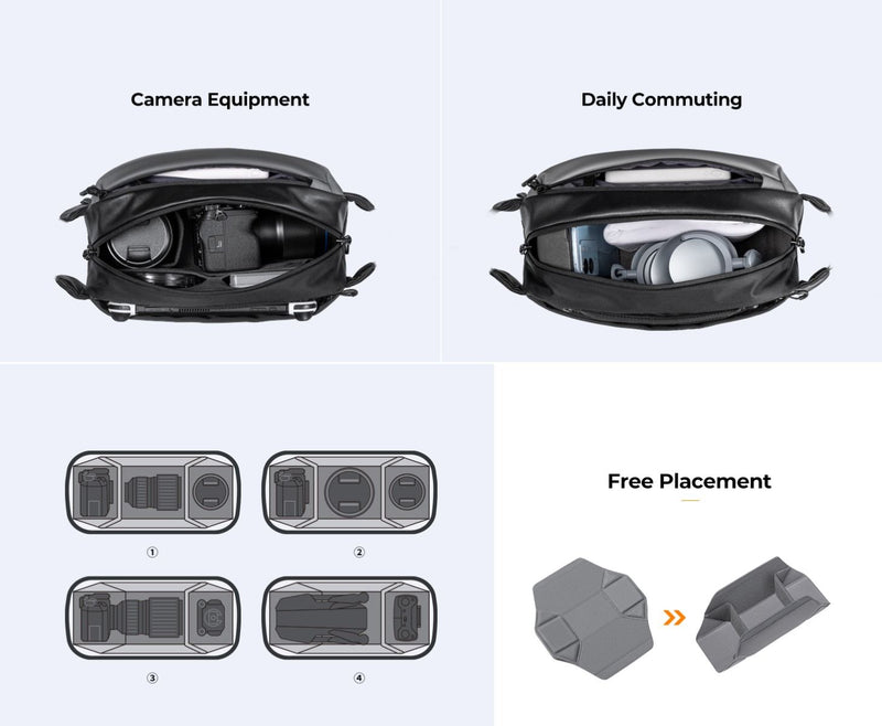 K&F Concept 10L Alpha Camera Sling Bag