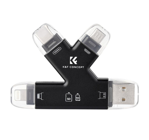 K&F Concept 4-in-1 Multi-function SD Card Reader