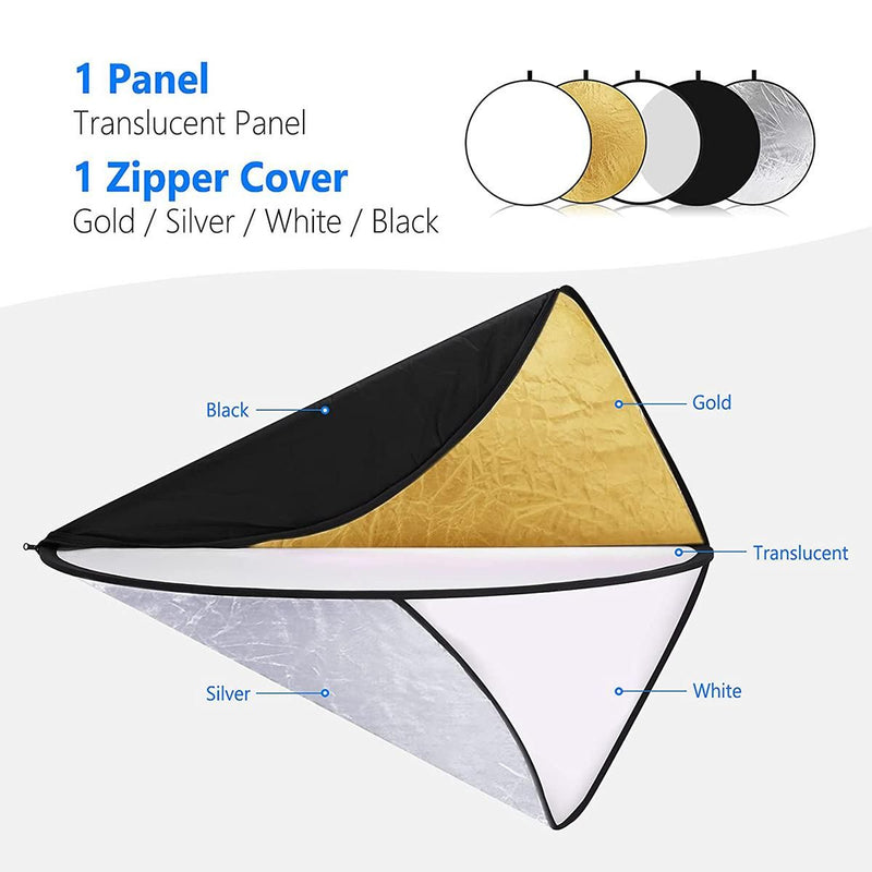 K&F Concept 5-in-1 Reflectors 43"/110cm