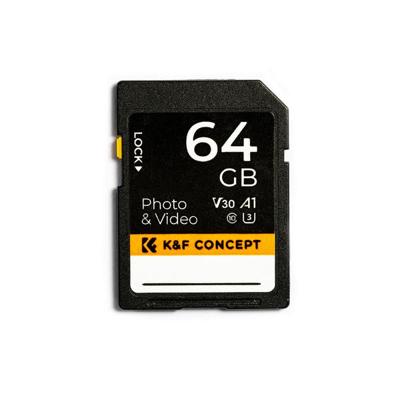 K&F Concept 64GB U3 V30 4K UHD Memory Card