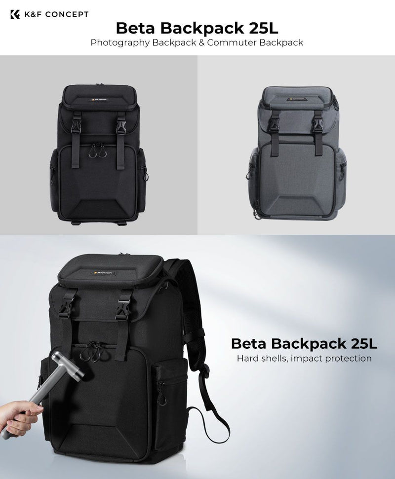 K&F Concept 25L Beta Camera Backpack (Black)