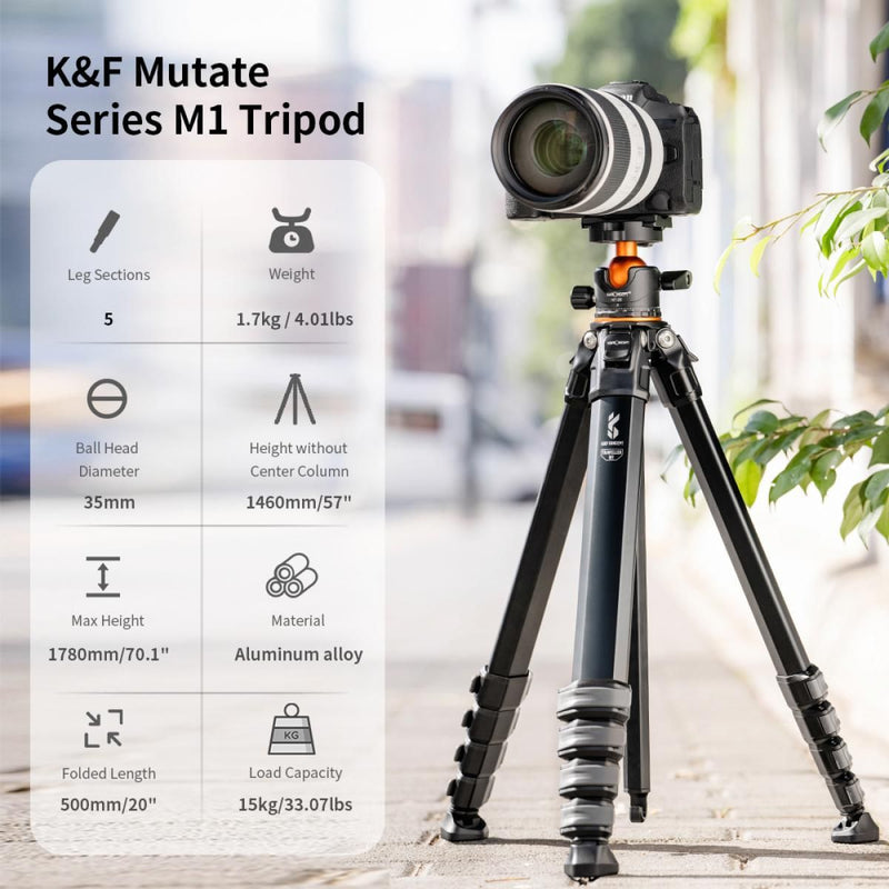 K&F Concept 70" Aluminium Alloy Tripod