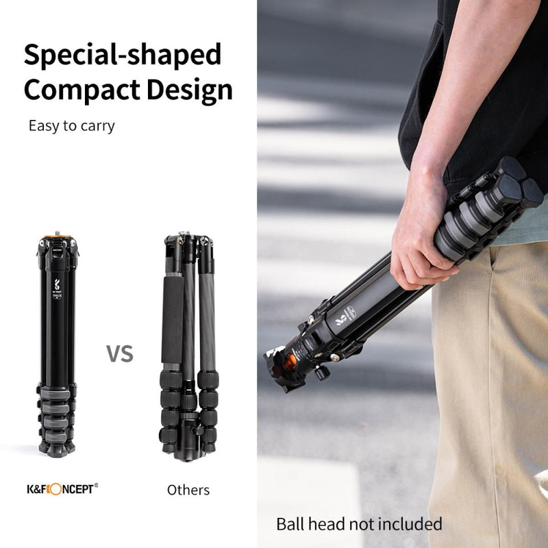 K&F Concept 70" Aluminium Alloy Tripod (Ball Head not included)