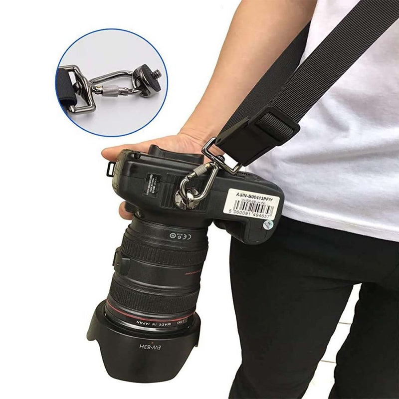 K&F Concept Adjustable Camera Neck Strap with Quick Release and Safety Tether