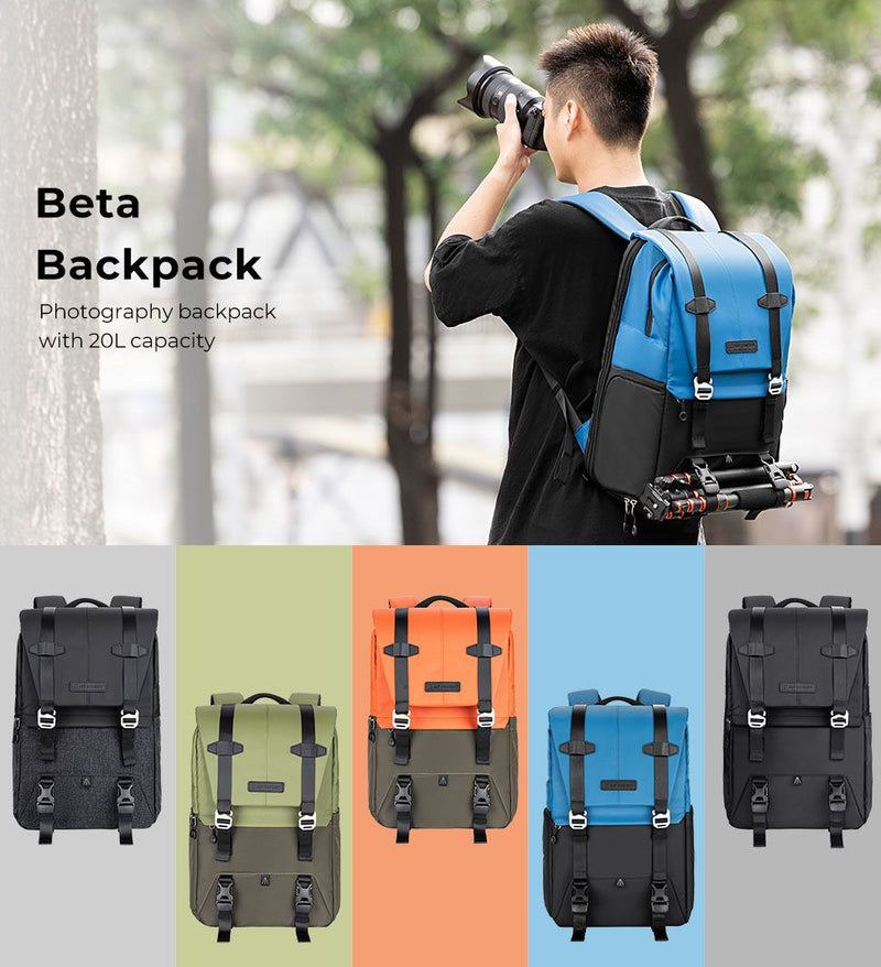 K&F Concept 20L Photography Backpack (Blue / Black)