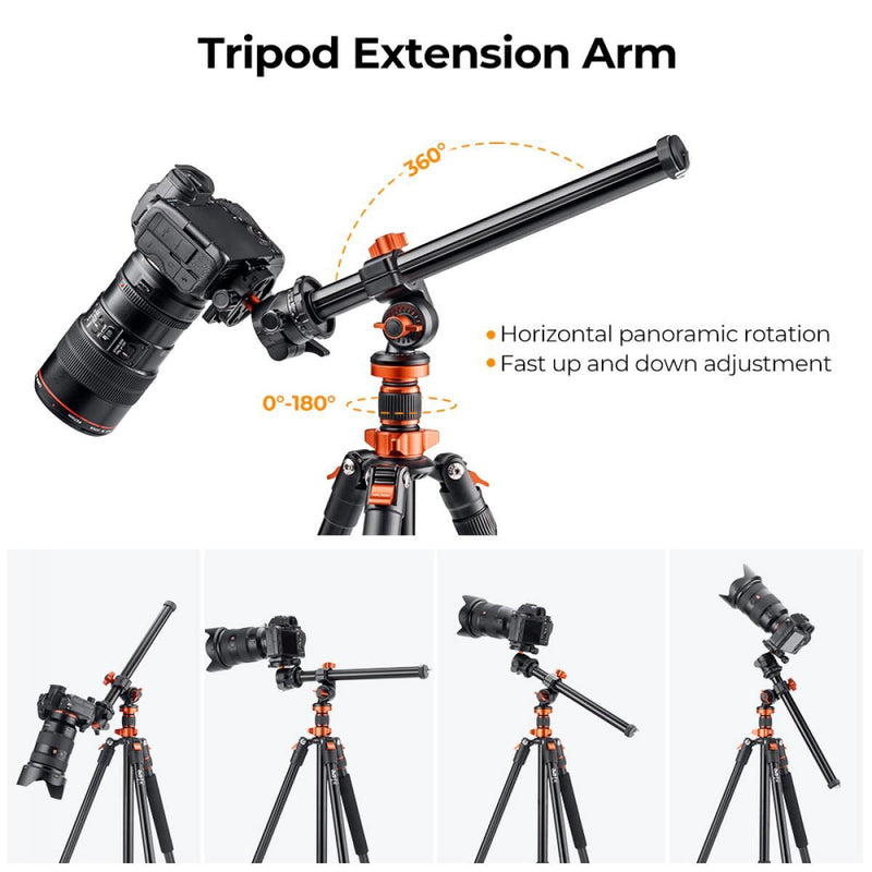 K&F Concept Rotatable Multi-Angle Center Column for Camera Tripod