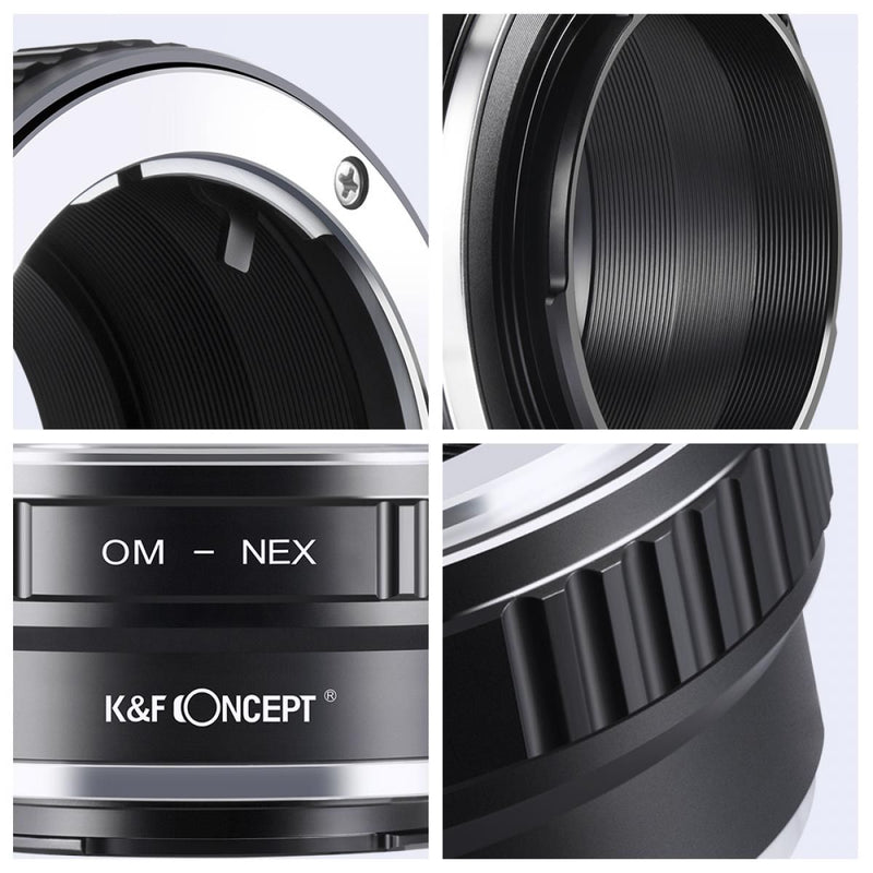 K&F Concept M16101 Olympus OM Lenses to Sony E Lens Mount Adapter