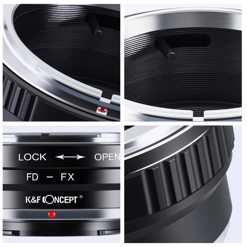 K&F Concept M13111 Canon FD Lenses to Fuji X Lens Mount Adapter