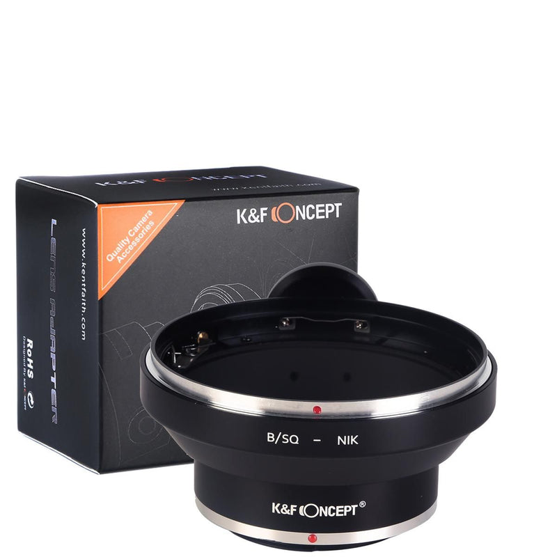 K&F Concept Bronica SQ Lenses to Nikon Camera Mount Adapter with Tripod Mount