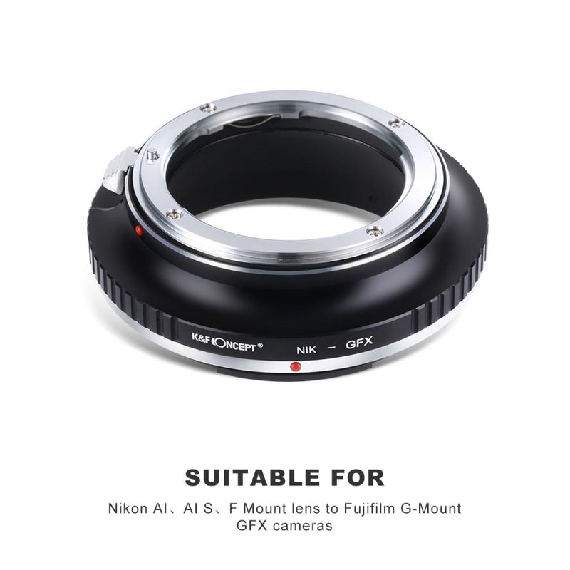 K&F Concept M11211 Nikon F Lenses to Fuji GFX Lens Mount Adapter