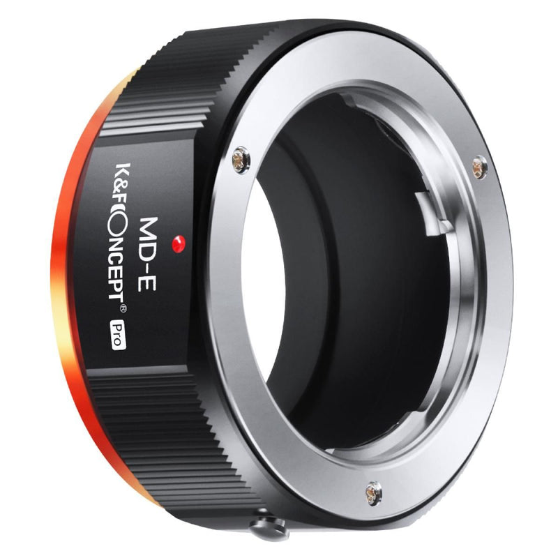 K&F Concept M15105 MD-NEX Pro High Precision Lens Adapter (Orange)(MD-E)