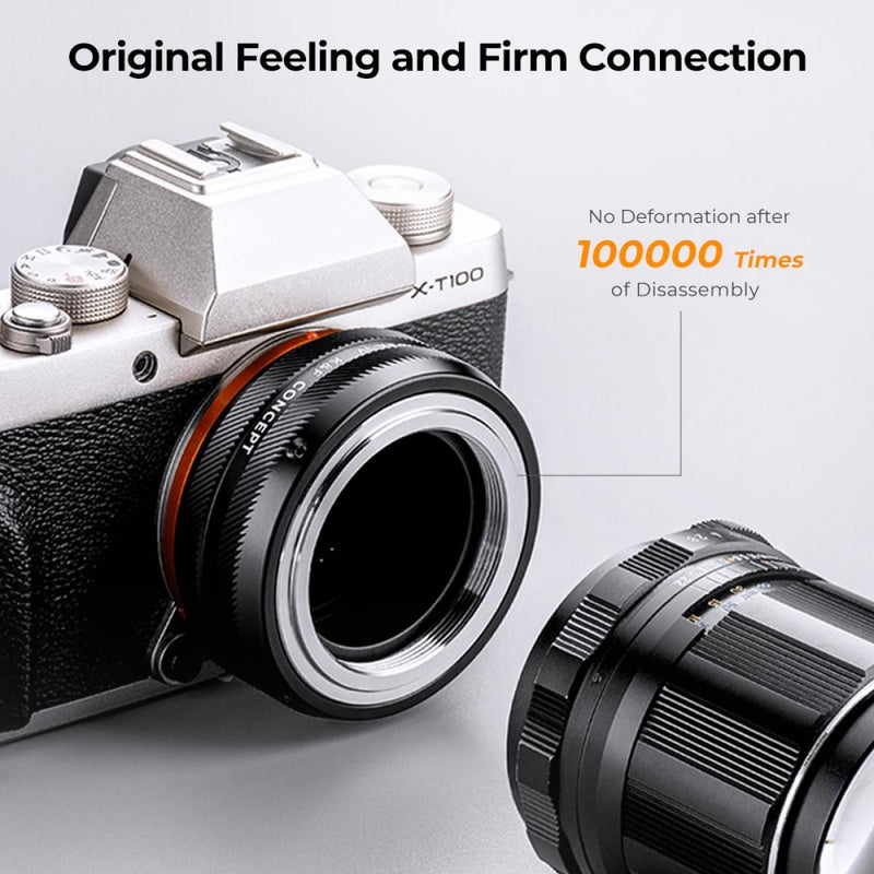 K&F Concept M42 Series Lens to Fuji X Series Lens Mount Adapter