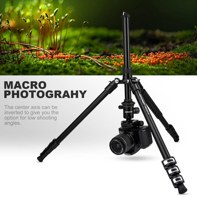 K&F Concept TM2324 II 156cm Foldable Lightweight Aluminum Tripod