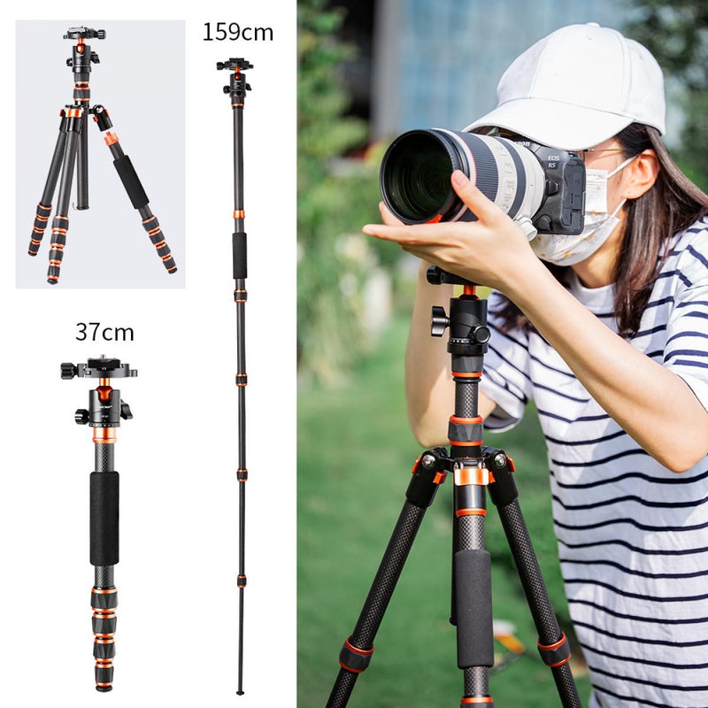 K&F Concept 60" Carbon Fiber Tripod