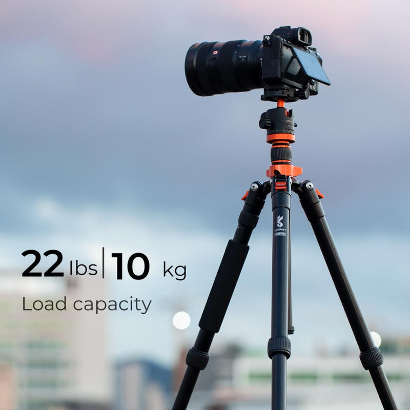 K&F Concept 68" Compact Travel Tripod with Monopod