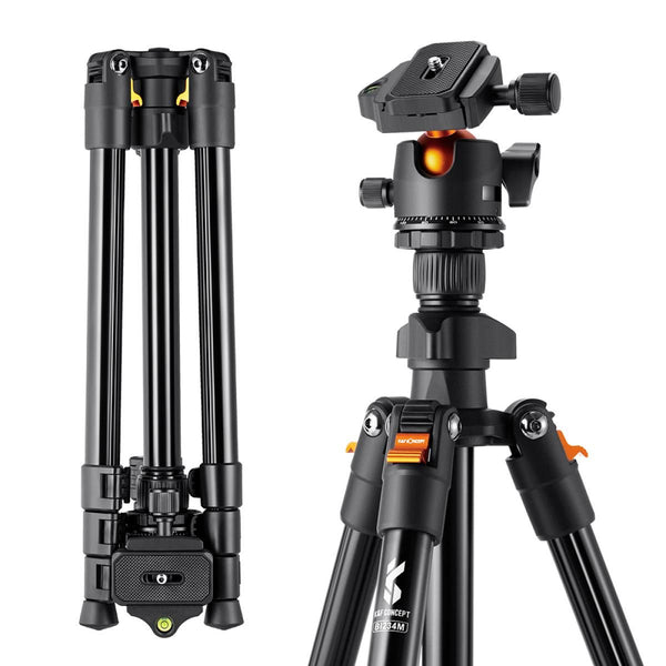 K&F Concept 63" Lightweight Portable Travel Tripod