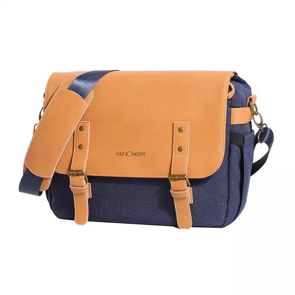 K&F Concept Portable Shoulder Messenger Bag for DSLR Camera (Dark Blue)