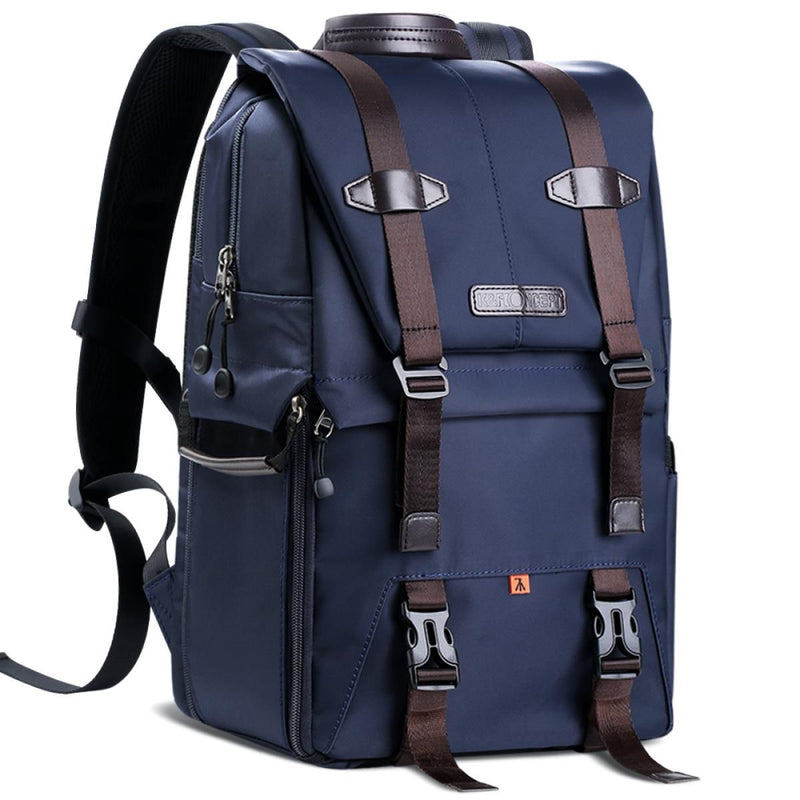 K&F Concept Multifunctional DSLR Camera Travel Backpack (Deep Blue)