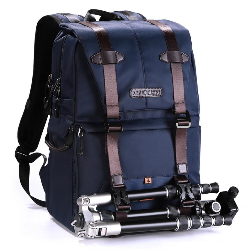 K&F Concept Multifunctional DSLR Camera Travel Backpack (Deep Blue)