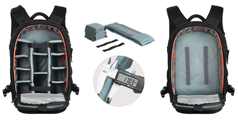 K&F Concept 23L Multifunctional Large DSLR Camera Backpack