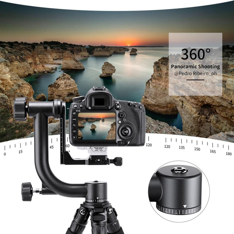 K&F Concept 360 Degree Panoramic Gimbal Tripod Head