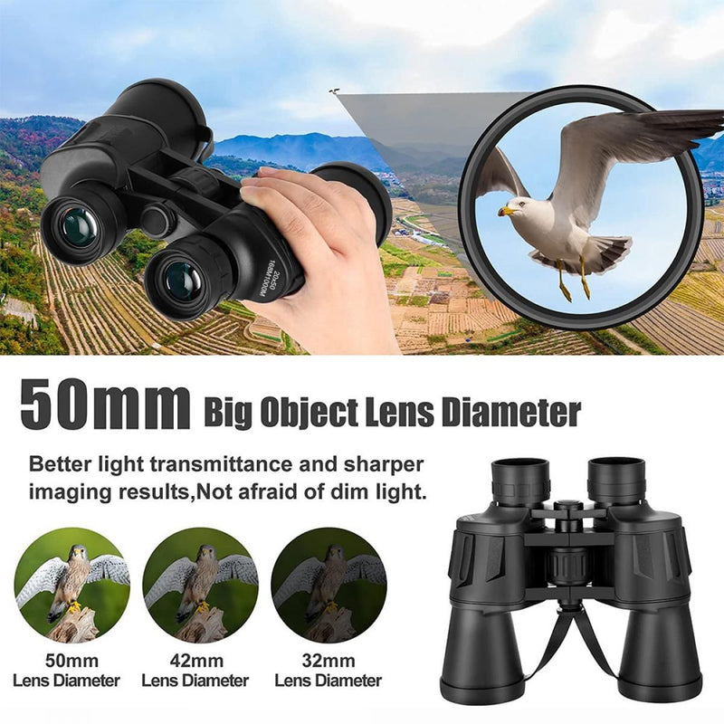 K&F Concept 20x50 High-Power Binoculars with Low-Light Night Vision