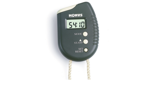 Konus Pulsemeter with 3 functions (Dark Grey - White)