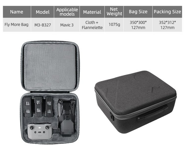 Sunnylife Carrying Case for DJI Mavic 3 Fly More Combo