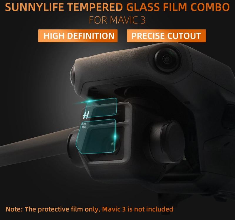 Sunnylife Lens Protective Film for DJI Mavic 3 (2 Sets)