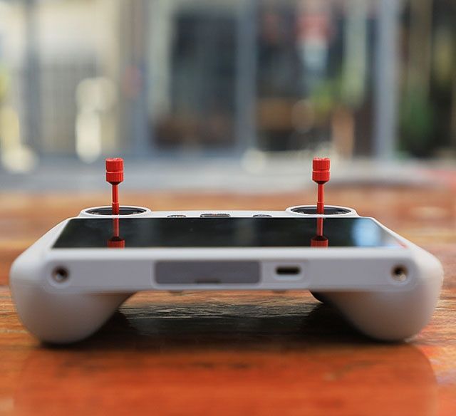 Sunnylife Aluminum Alloy Control Sticks for DJI RC Controller (Red)