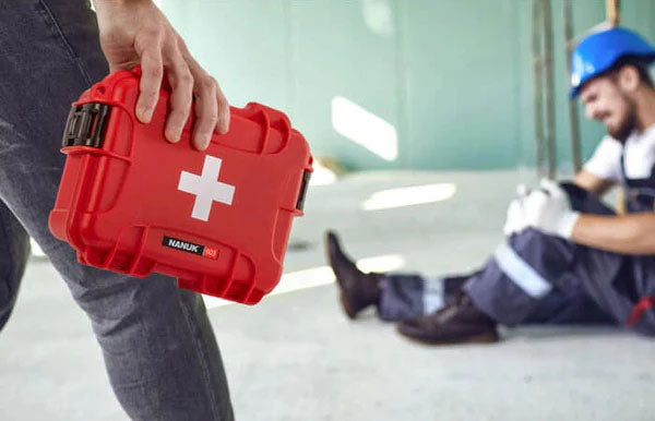 Nanuk Case 903 with First Aid Logo (Red)