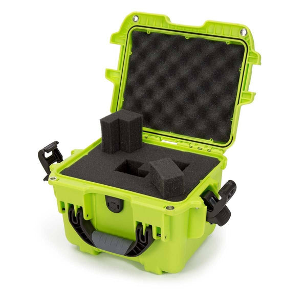 Nanuk 908 Case with Cubed Foam (Lime)