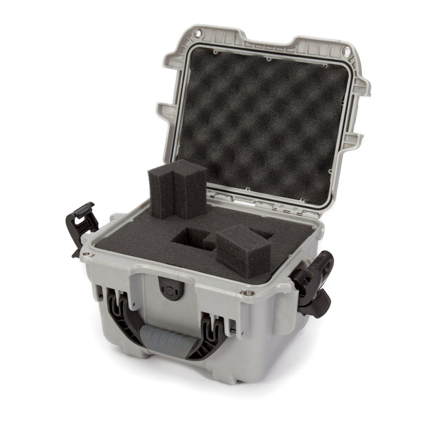 Nanuk 908 Case with Cubed Foam (Silver)