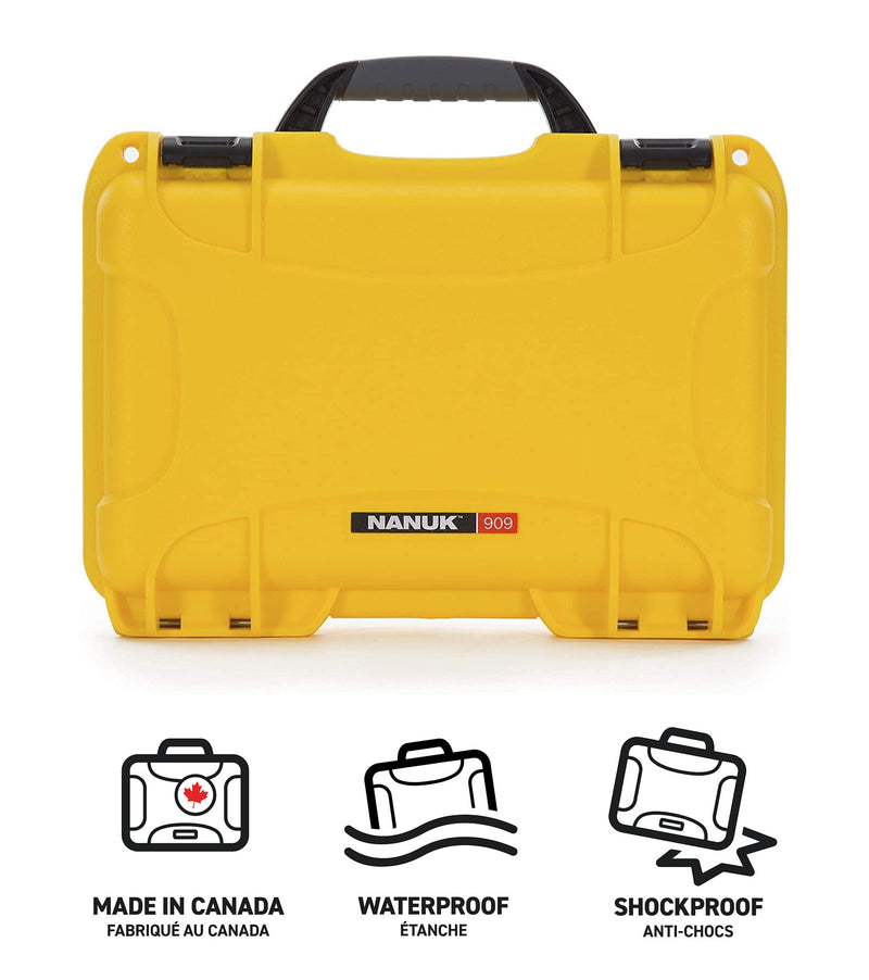 Nanuk 909 Case Empty (Yellow)