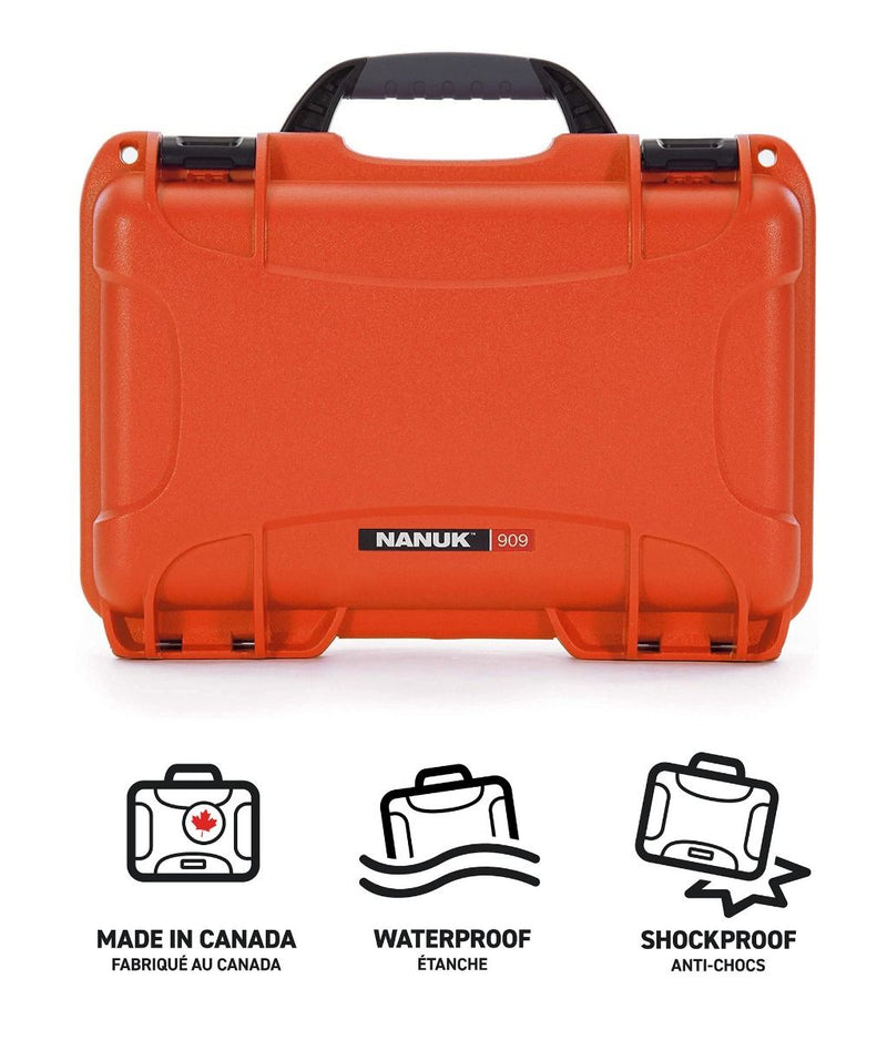 Nanuk 909 Case for 8 Knives (Orange)