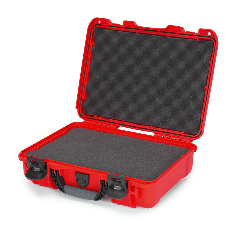 Nanuk 910 Case with Cubed Foam (Red)