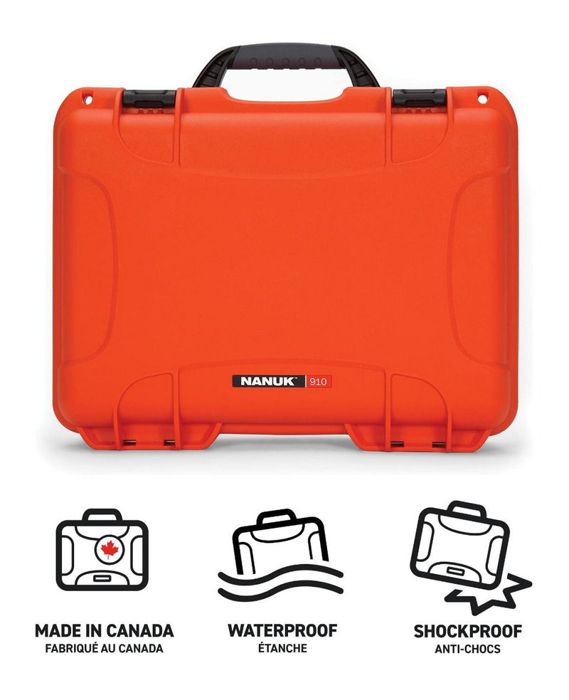 Nanuk 910 Case for (2x) PS5 Controllers (Orange)