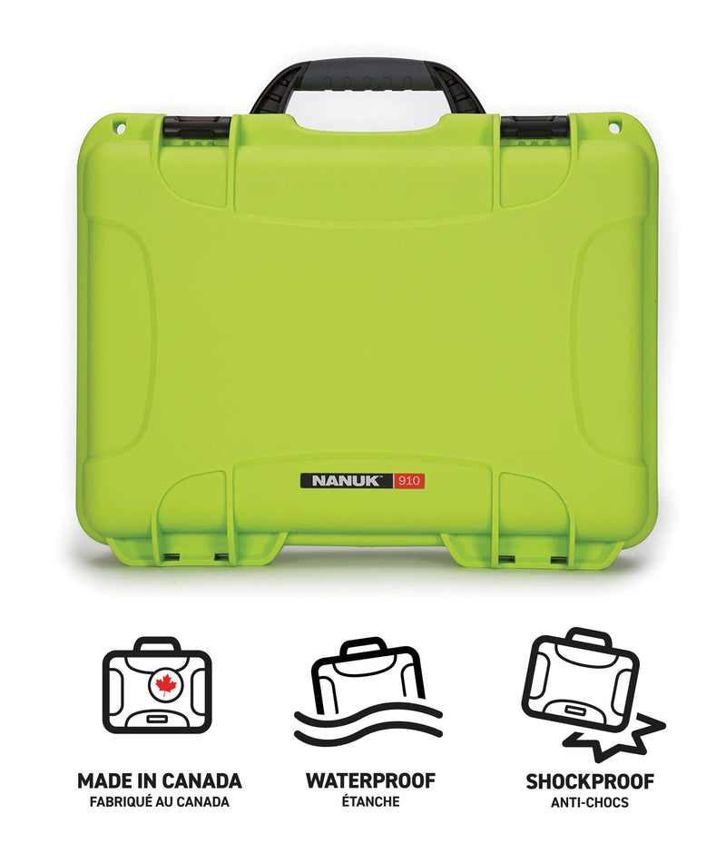 Nanuk 910 Case for Sennheiser AVX Wireless Mic (Lime)