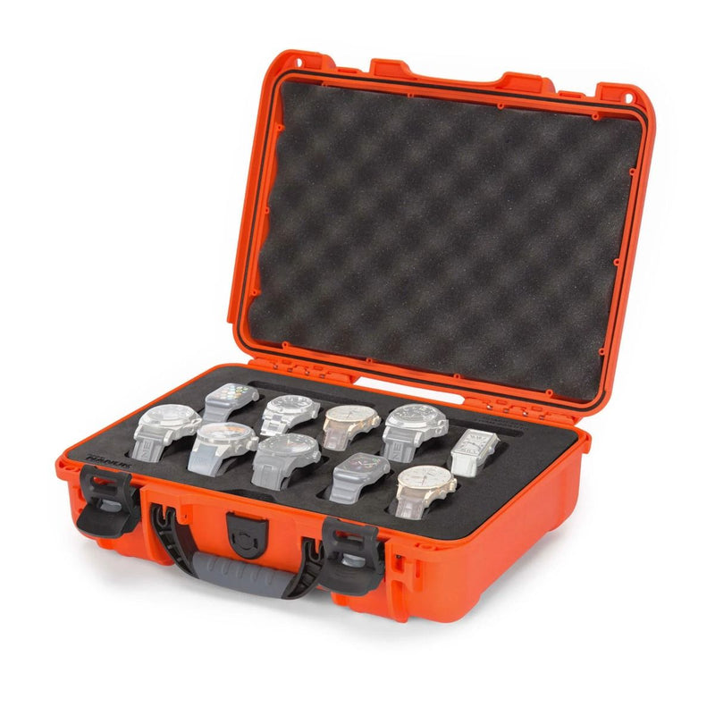 Nanuk 910 Case with Foam Insert for 10 Watches (Orange)