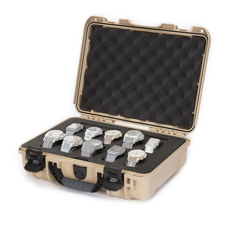 Nanuk 910 Case with Foam Insert for 10 Watches (Tan)