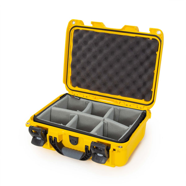 Nanuk 915 Case with Padded Divider (Yellow)