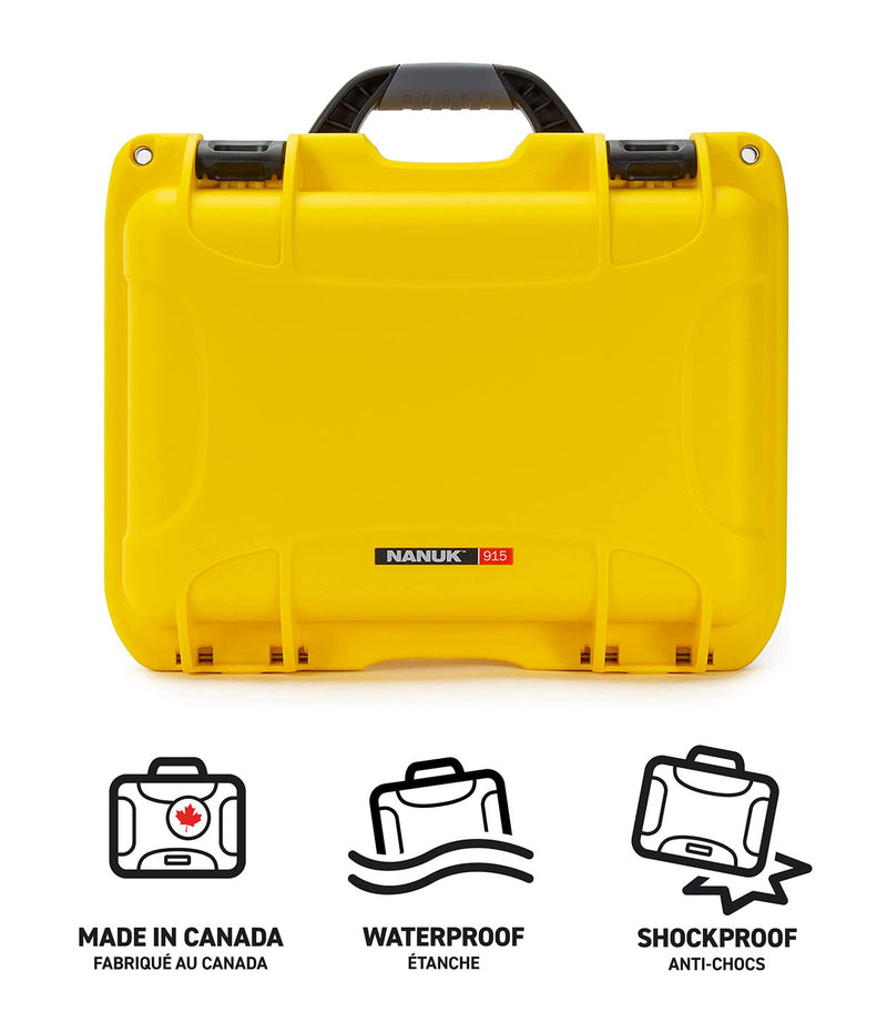 Nanuk 915 Case Empty (Yellow)