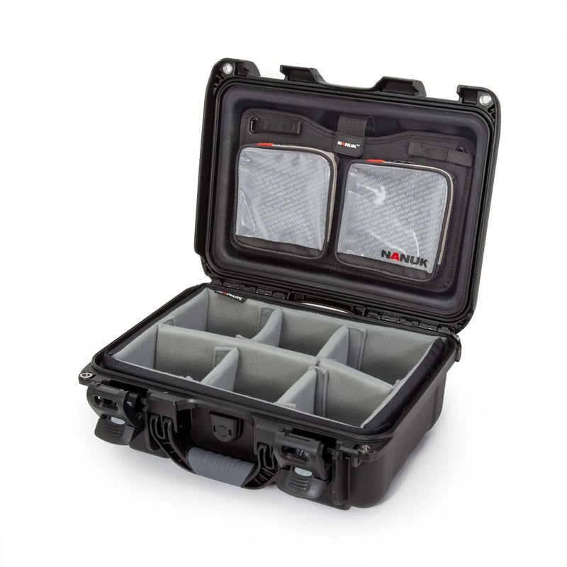 Nanuk 915 Pro Photo Case wth Padded Divider and Lid Organizer (Black)