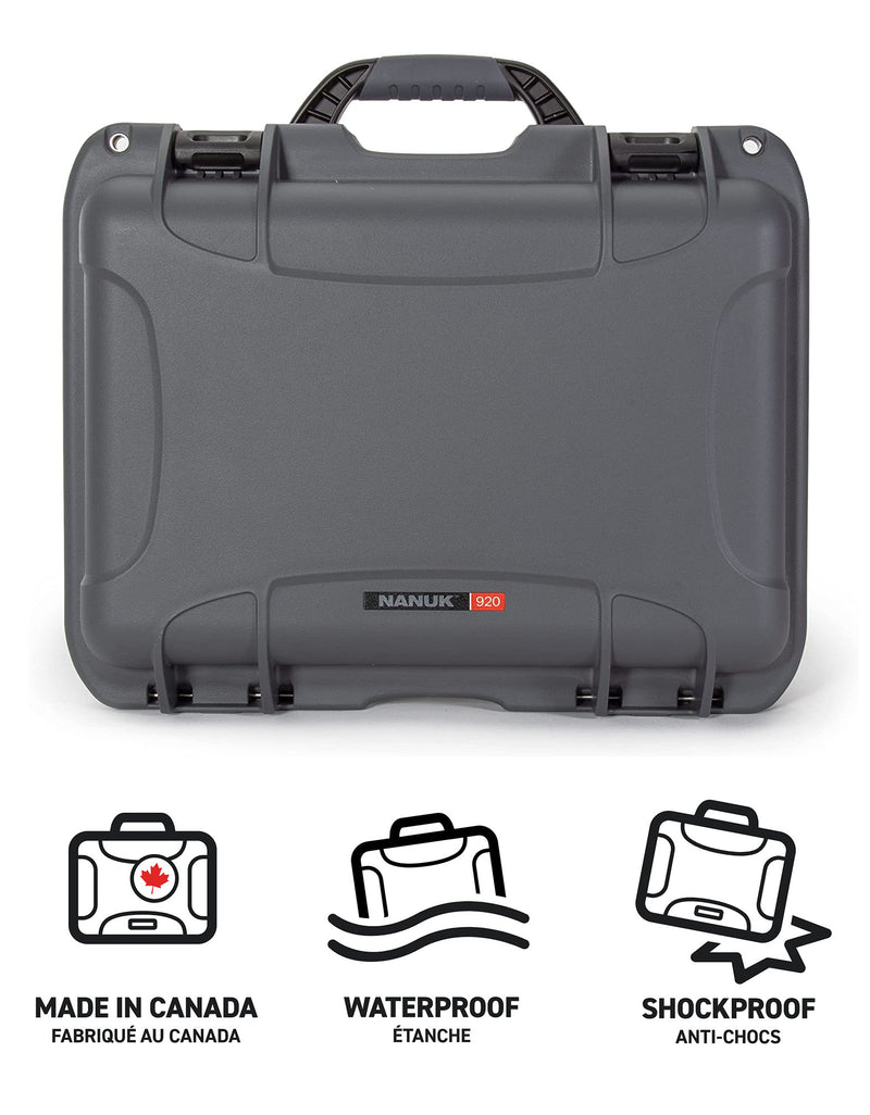 Nanuk 920 Case Empty (Graphite)