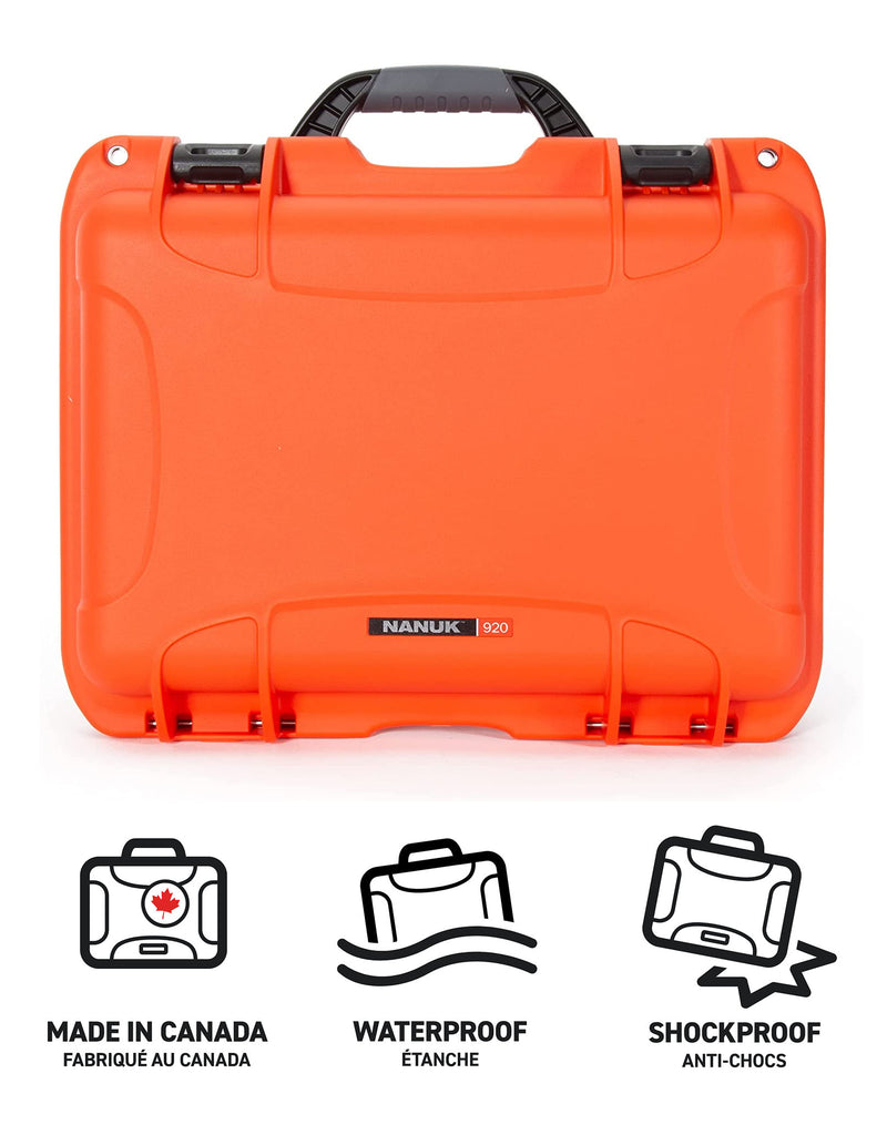 Nanuk 920 Case Empty (Orange)