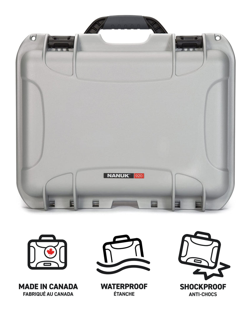 Nanuk 920 Case for DJI Mini 2 and Smart Controller (Silver)