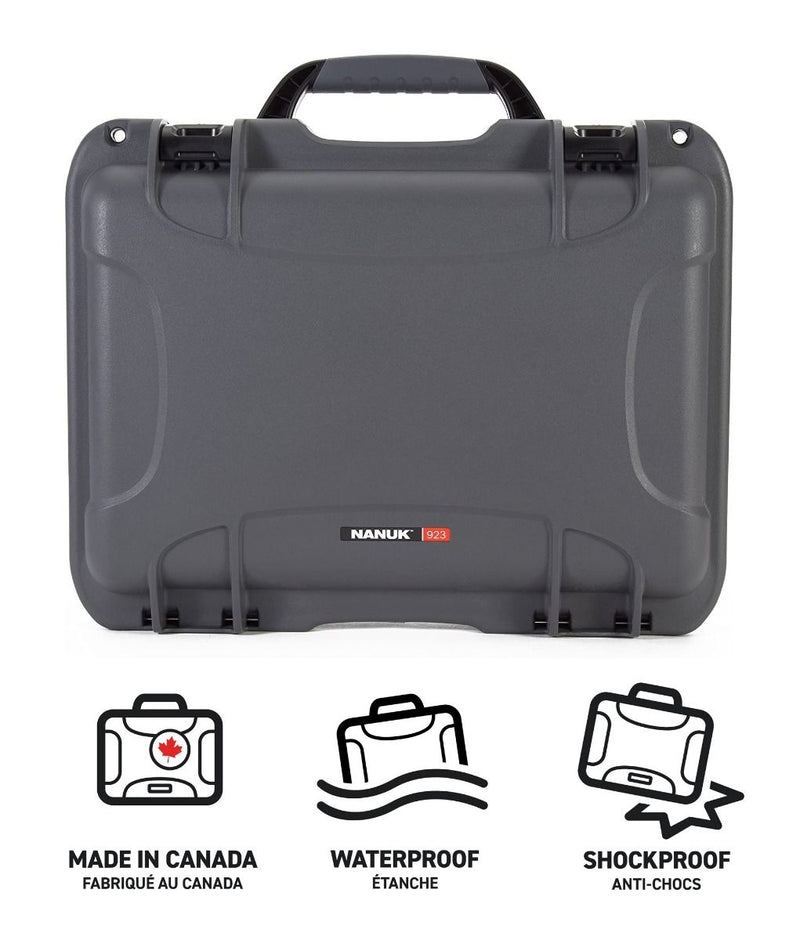 Nanuk 923 Case for Blackmagic Design ATEM Mini Extreme ISO (Graphite)