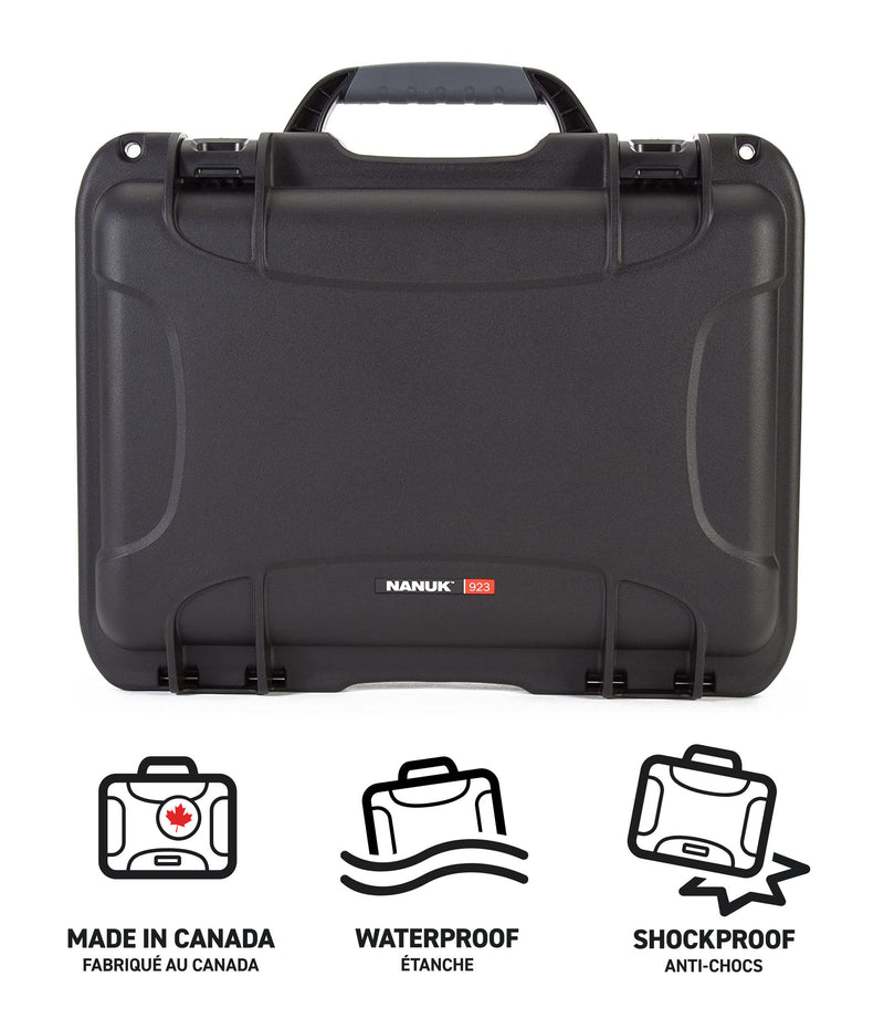 Nanuk 923 Case with Cubed Foam (Black)