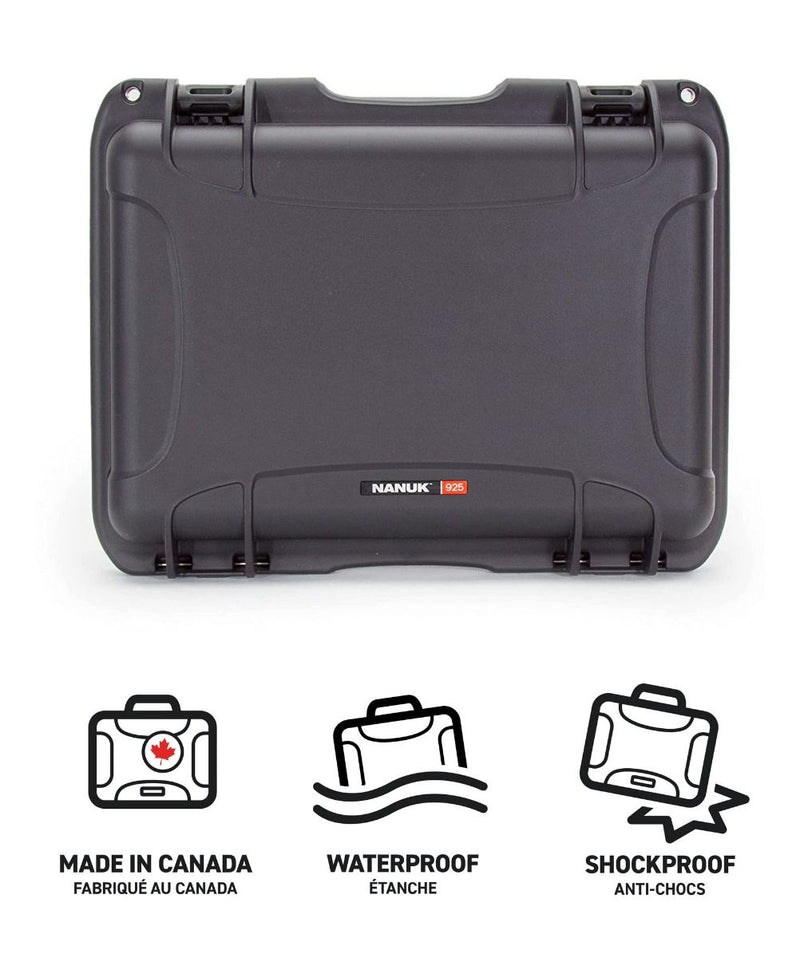 Nanuk 925 Case for 4UP Pistols (Graphite)